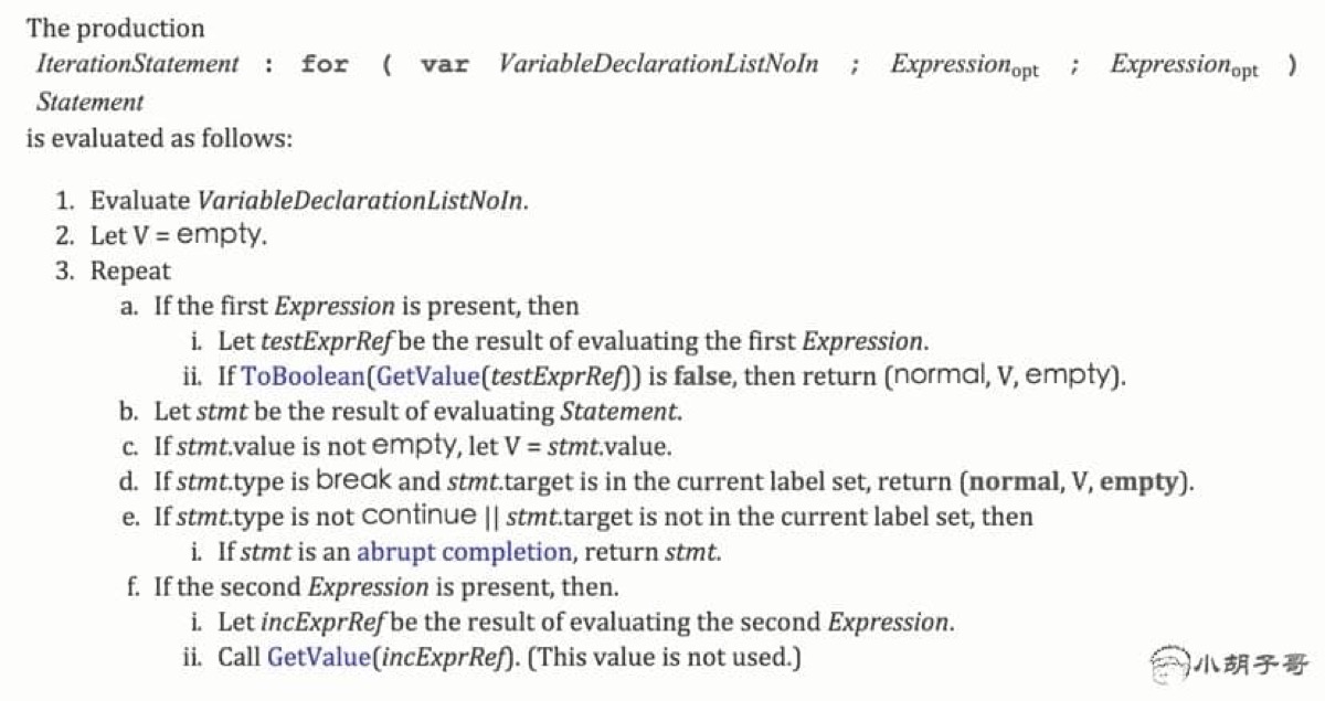 ES5-12.6.3