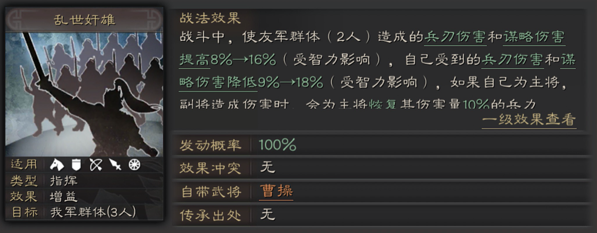 曹操技能